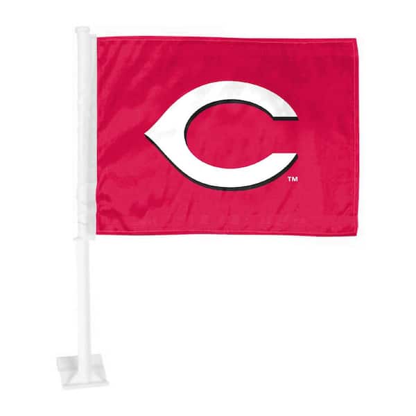 FANMATS MLB - Cincinnati Reds Car Flag Large 1-Piece 11 in. x 14 in.