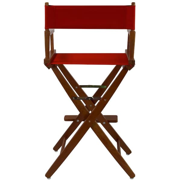 American Trails 30 in. Extra-Wide Mission Oak Wood Frame/Red