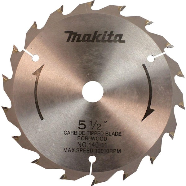 Makita 5-1/2 in. 18-Teeth Carbide-Tipped Circular Saw Blade
