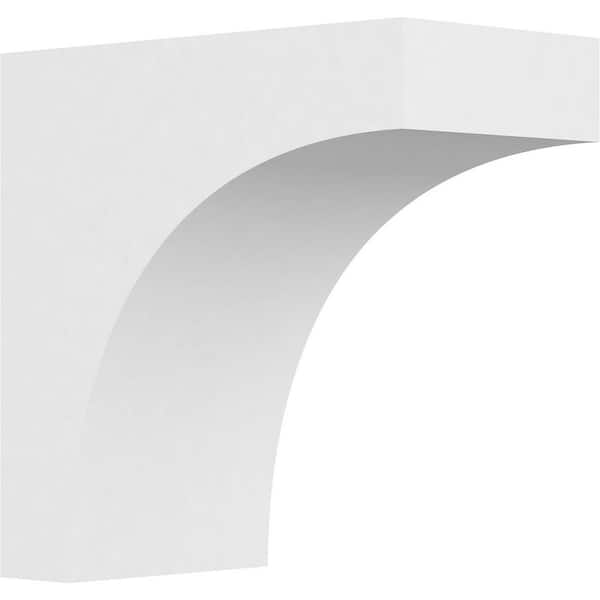 Ekena Millwork 5 in. x 10 in. x 10 in. Standard Stockport Architectural Grade PVC Corbel