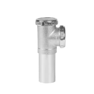 1-1/2 in. Chrome-Plated Brass Sink Drain Outlet Waste Slip-Joint Tee