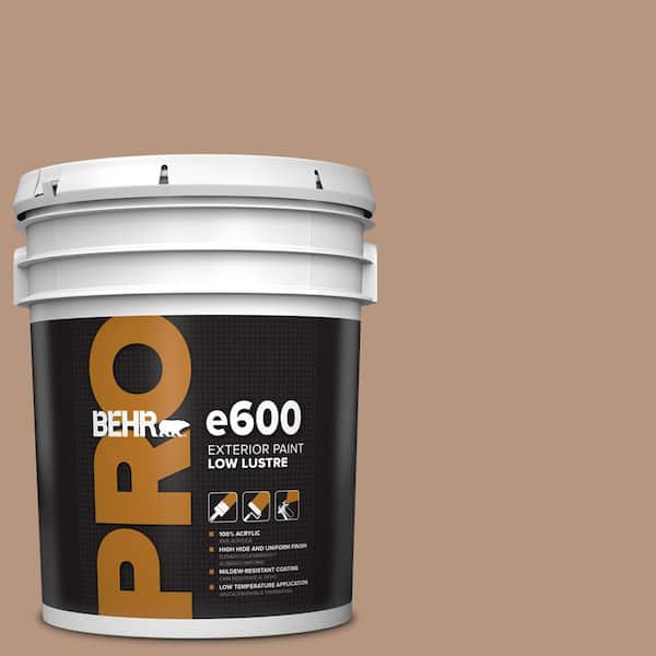 BEHR PRO 5 gal. #S220-4 Potters Clay Low Luster Exterior Paint