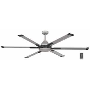 High Velocity 6 ft. Indoor/Outdoor Titanium Ceiling Fan with Wall Control Included