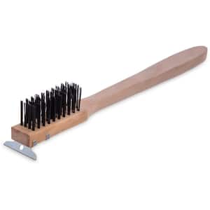 20 in. Carbon Steel Wire Brush with Scraper (12-Pack)