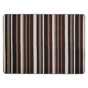 Sonoma Cabernet  Doormat 2 ft. x 4 ft. Striped Polypropylene Accent Rug