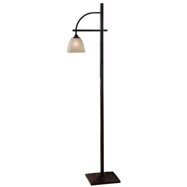 Unbranded Arch 59 in. Oil-Rubbed Bronze Floor Lamp
