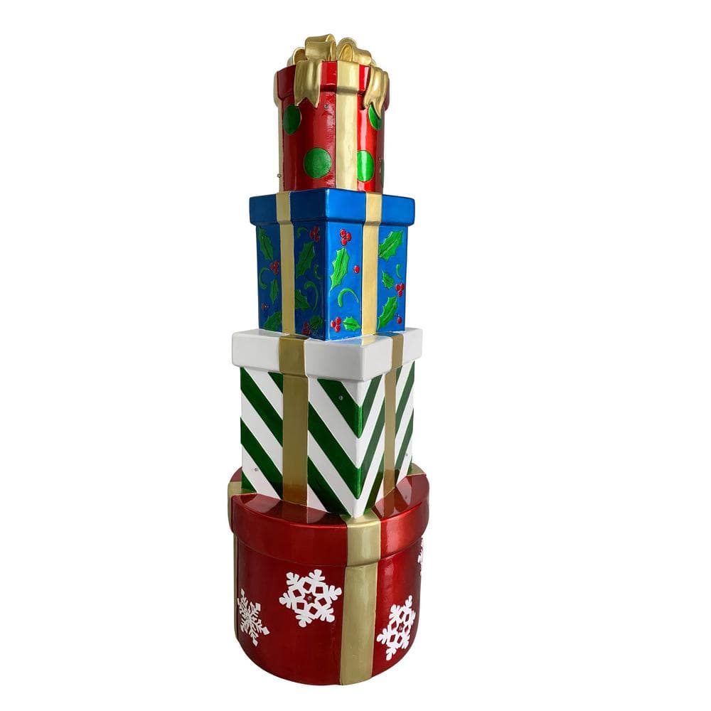 Outdoor Stackable Lighted Christmas Gifts