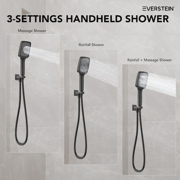 Nuie Square Wall Mounted Shower Arm - View #2