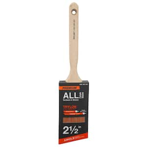 Premium 2.5 in Trylon Oval Angle Sash Paint Brush