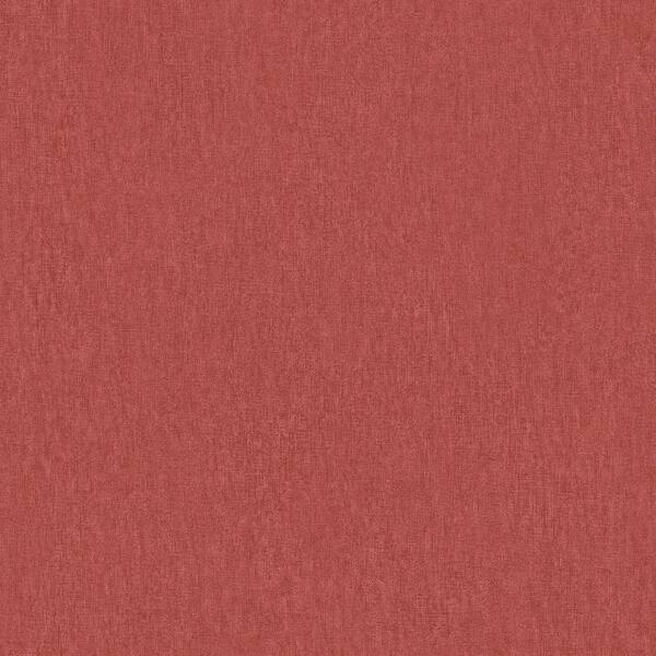 The Wallpaper Company 56 sq. ft. Red Linen Faux Texture Wallpaper