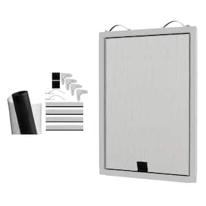 Window Screen Kit with Mesh 48 in. White