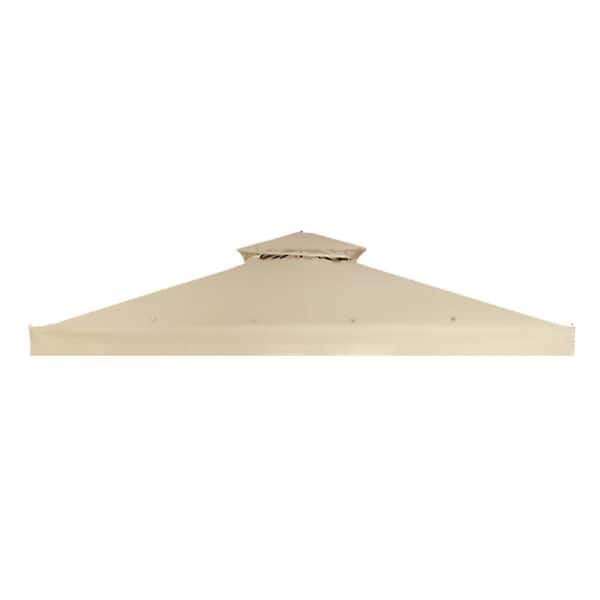 Unbranded RipLock 350 Beige Replacement Canopy for 10 ft. x 10 ft. Arrow Gazebo