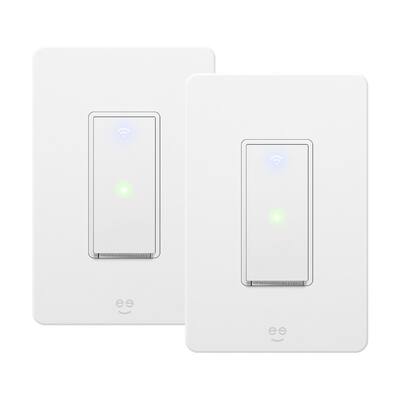 Tap 3-Way Smart Wi-Fi 3-Way Light Switch Kit, Compatible with Alexa and Google Assistant (2-Pack)