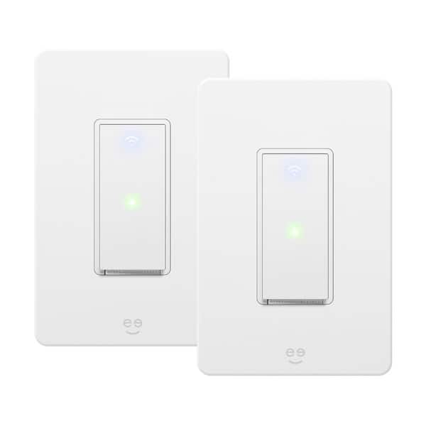 Smart Dimmer Light Switch works with alexa google home Neutral Wire Needs 2pack 