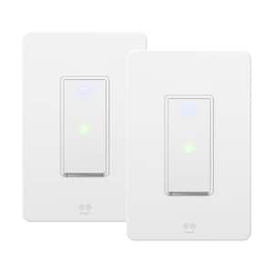 iotty LSWI3SW White Interruttori 2 UpDown 1 OnOff Vetro Touch Smart Wi-Fi  Controlli Vocali