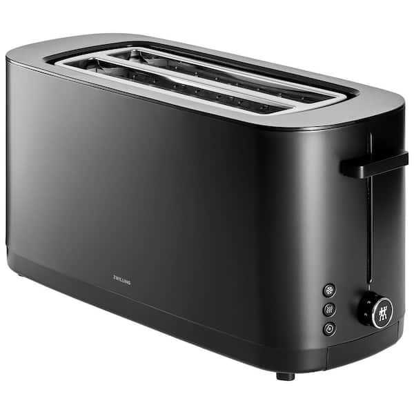 ZWILLING Enfinigy 2-Long Slot Toaster, Black 1016127 - The Home Depot