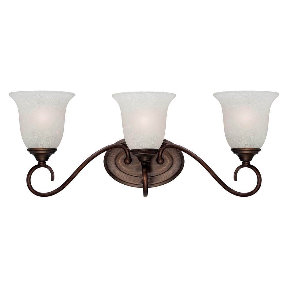 Reviews for Millennium Lighting 9 in. 3Light Rubbed Bronze Vanity