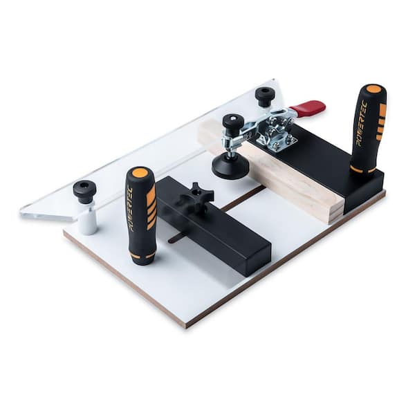 Rail Coping Sled for Table Routers, Adjustable Jig for Precise Cuts, Cabinet Joints and End Grain Blowout Prevention