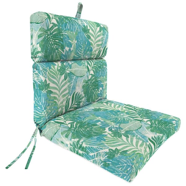 44 in. L x 22 in. W x 4 in. T Rectangular Outdoor Dining Chair Cushion in Wesley Bayou