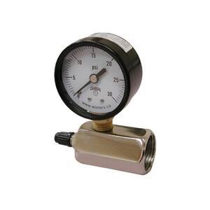 -3-2-3% Accuracy Measureman 2 Steel Gas Pressure Test Gauge Assembly 3/4 FNPT Connection 0-60psi 