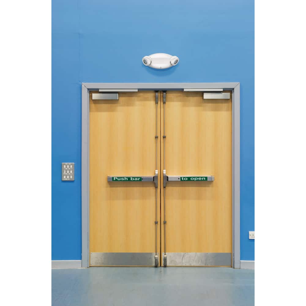 Contractor Select ELM4L 120-Volt/277-Volt Integrated LED White Emergency Light Fixture with 6-Volt Battery price history on PriceWatchPro