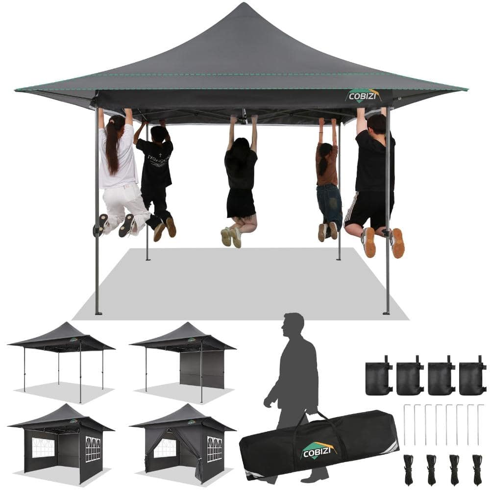 13x13 Heavy Duty Pop Up Canopy with 4 Sidewalls, Commercial Outdoor Party Tent price history on PriceWatchPro