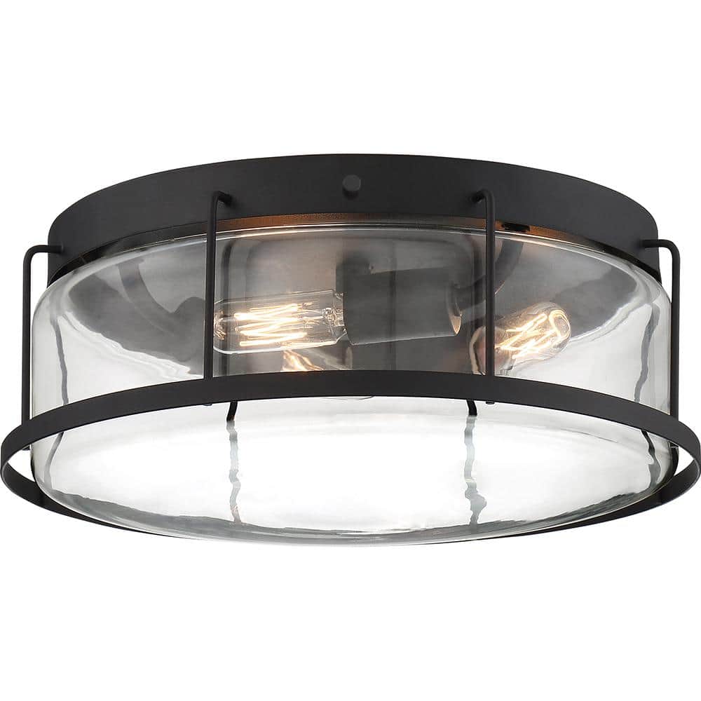 Landry Sphere-and-Stem 13" LED Ceiling Light in Brushed Nickel