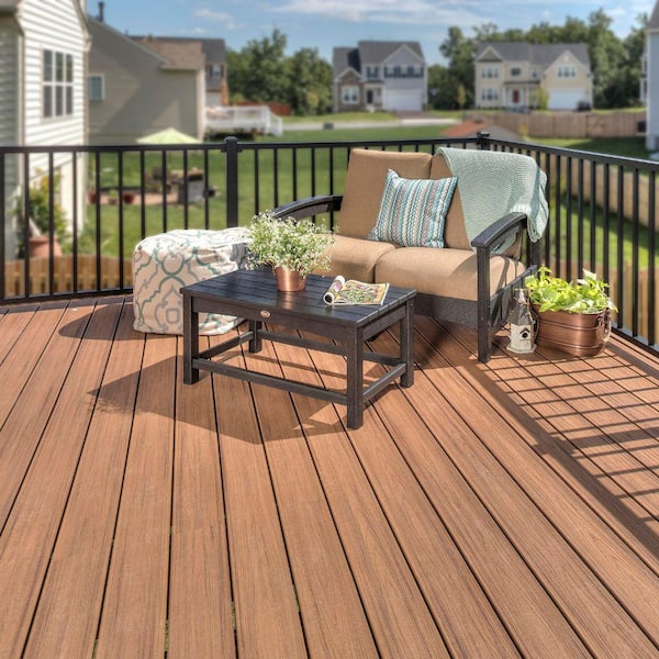 Trex Transcend 1 in. x 6 in. x 16 ft. Tiki Torch Grooved Edge