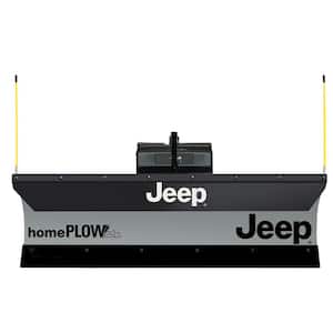 Jeep Home Plow Power Angle 72 in. Snow Plow for Receiver Hitch