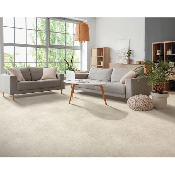 Sandstone Patterned 80 MIL 13.2 ft. W x Cut to Length Waterproof Vinyl Sheet Flooring
