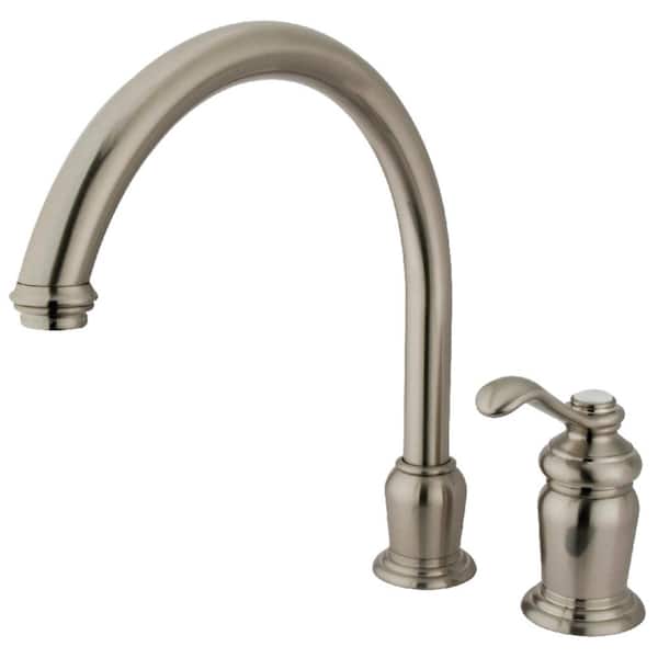 Kingston Brass Templeton Single-Handle Standard Kitchen Faucet in Brushed Nickel
