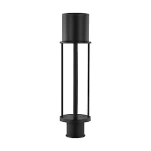 Union 1-Light Black LED Outdoor Post Lantern