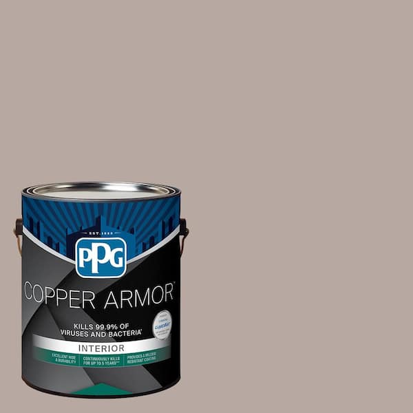 COPPER ARMOR 1 gal. PPG1017-4 Riveter Rose Eggshell Antiviral and Antibacterial Interior Paint with Primer