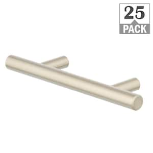 Carbon Steel 3 in. (76 mm) Champagne Classic Cabinet Pull (25-Pack)