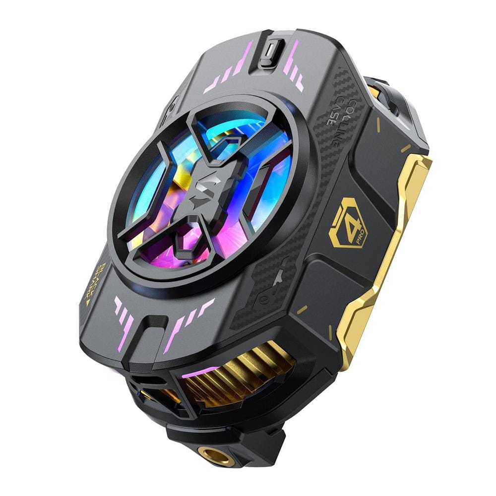 Gaming Mobile Phone Cooler Cellphone Cooling Fan with RGB Light, Timer/Fan 