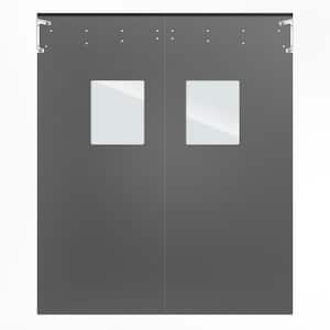 Optima 1/4 in. x 72 in. x 96 in. Single-Ply Light Gray Impact Door