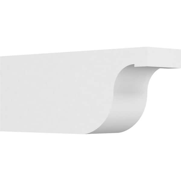 Ekena Millwork 5 in. x 8 in. x 20 in. Standard Del Monte Architectural Grade PVC Rafter Tail Brace