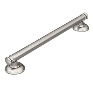 Moen 60 In. Curved Shower Rod With Pivoting Flanges In Brushed Nickel 