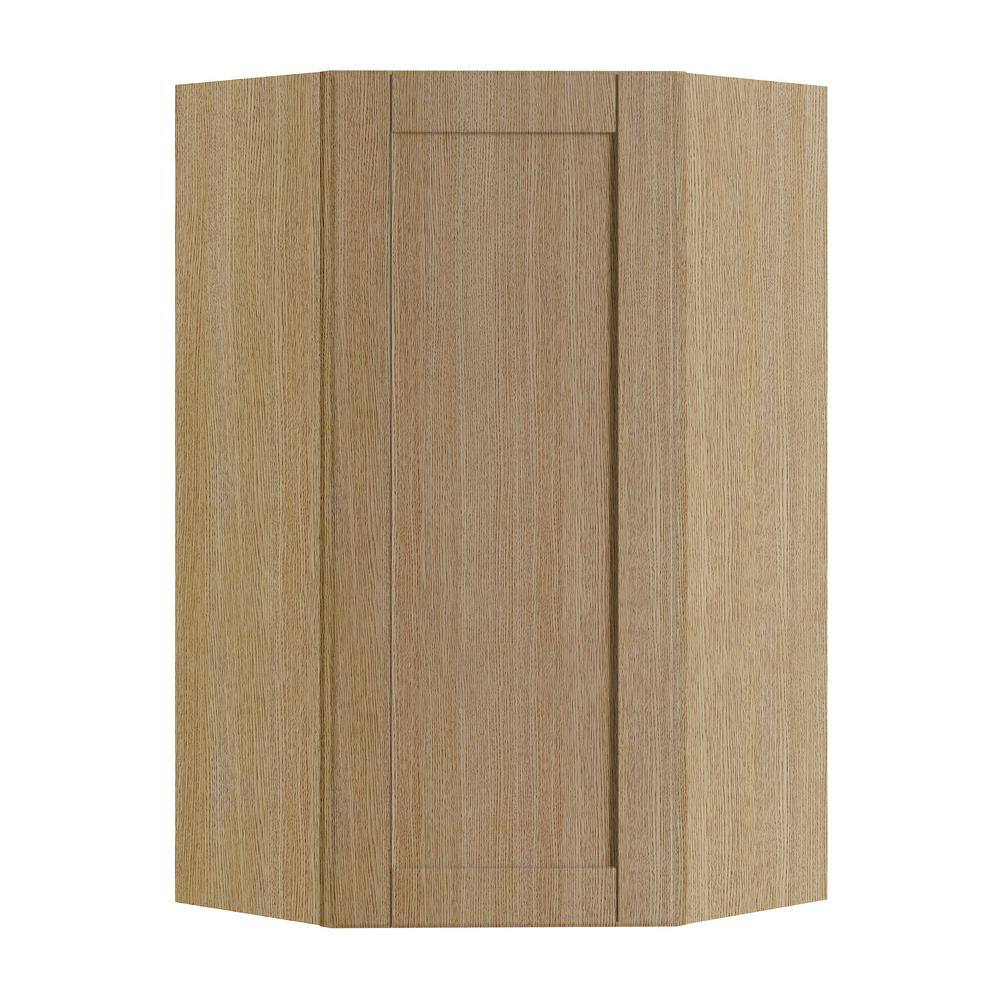 Washington 27 in. W x 15 in. D x 36 in. H Assembled Plywood Corner Wall Kit