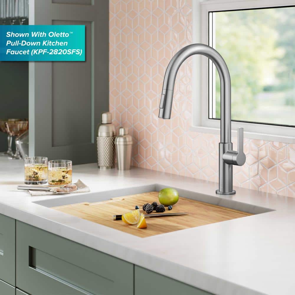 Kore 21-Inch Stainless Steel Single Bowl Drop-In Farmhouse Sink