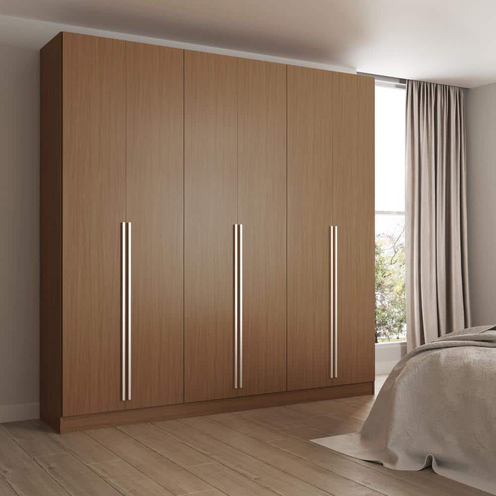 Eldridge 4 Drawer Freestanding Armoire Maple Brown High Quality Engineered Wood