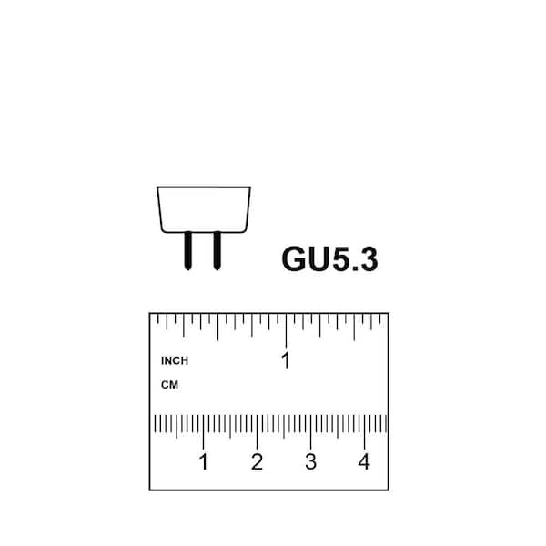 Westinghouse 3363800 Single 4.5 Watt Damp Rated Dimmable MR16 Shaped GU5.3 Reflector LED...