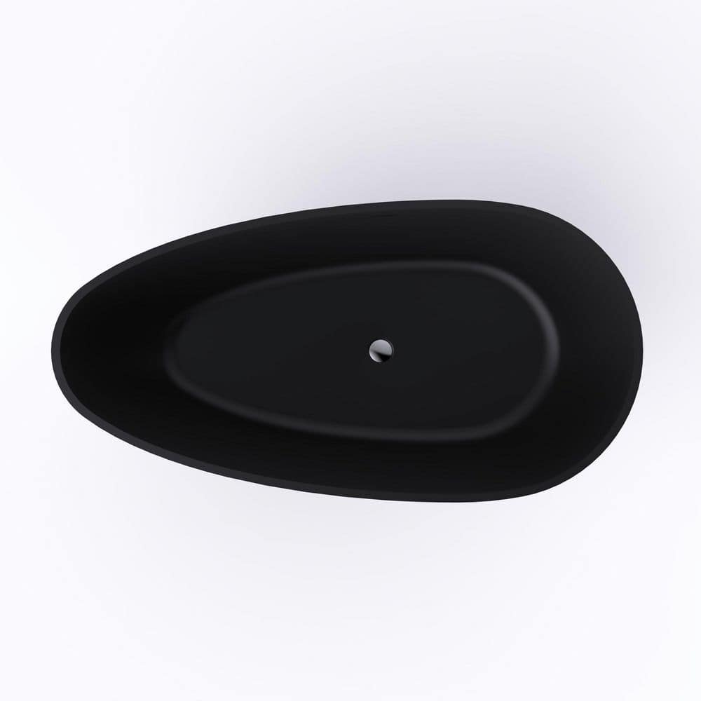 66.90 in. x 34.00 in. Soaking Bathtub with Center Drain in Black price history on PriceWatchPro