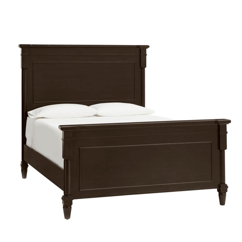 Home Decorators Collection Bellmore Ebony King Bed (84 in. W x 65 in. H