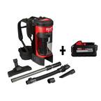 M18 FUEL 18-Volt Lithium-Ion Brushless 1 Gal. Cordless 3-in-1 Backpack Vacuum with HIGH OUTPUT XC 8.0 Ah Battery