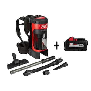 M18 FUEL 18-Volt Lithium-Ion Brushless 1 Gal. Cordless 3-in-1 Backpack Vacuum with HIGH OUTPUT XC 8.0 Ah Battery