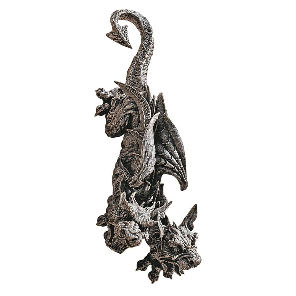 Design Toscano 24 in. x 8 in. Double Trouble Hanging Gargoyle