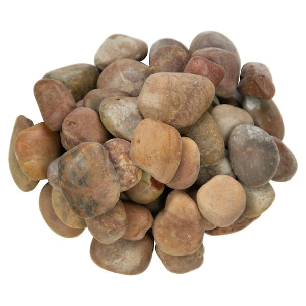 MSI Polished Red 0.5 cu. ft. per Bag (1 in. to 2 in.) Bagged Landscape Pebbles (55 Bags/22.5 cu. ft./Pallet)