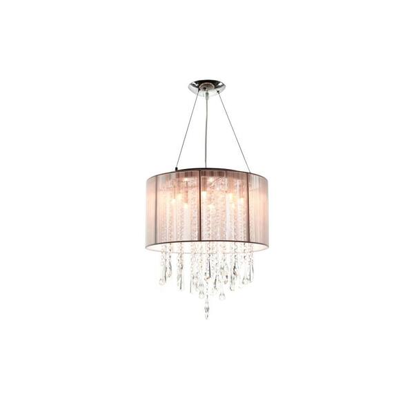 Avenue Lighting 8-Light Taupe Semi-Flush Mount Light
