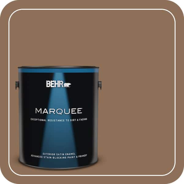 BEHR MARQUEE 1 gal. #250F-6 Pepper Spice Satin Enamel Exterior Paint & Primer